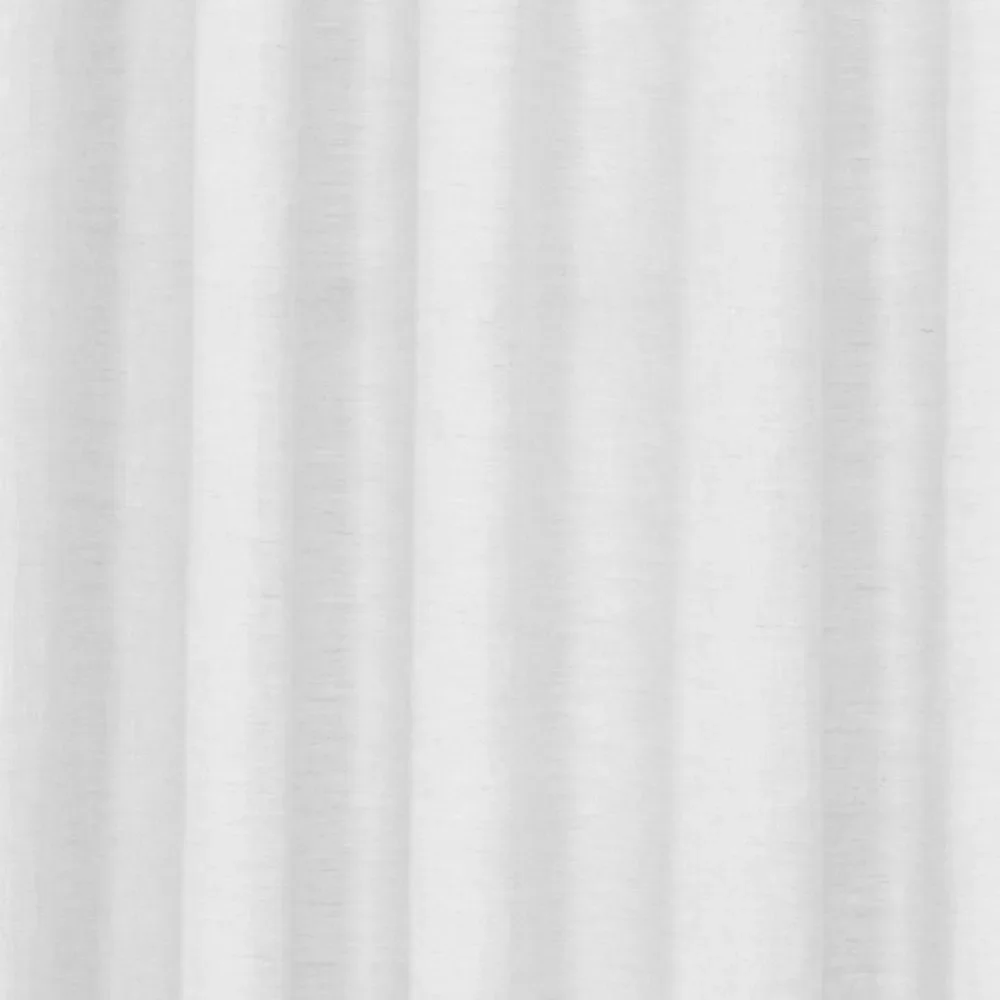 THRESHOLD NWT linen light filtering curtain panel -white -84”